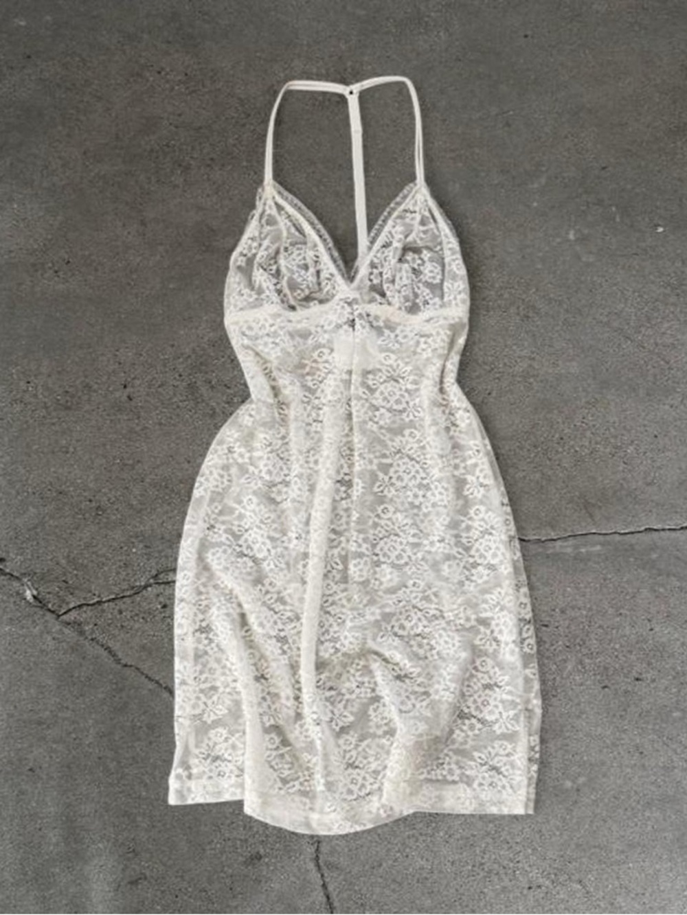 Cosabella Ivory Floral Lace Slip